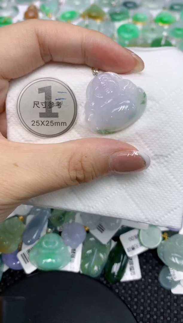 颈饰18K金镶嵌翡翠11111111
