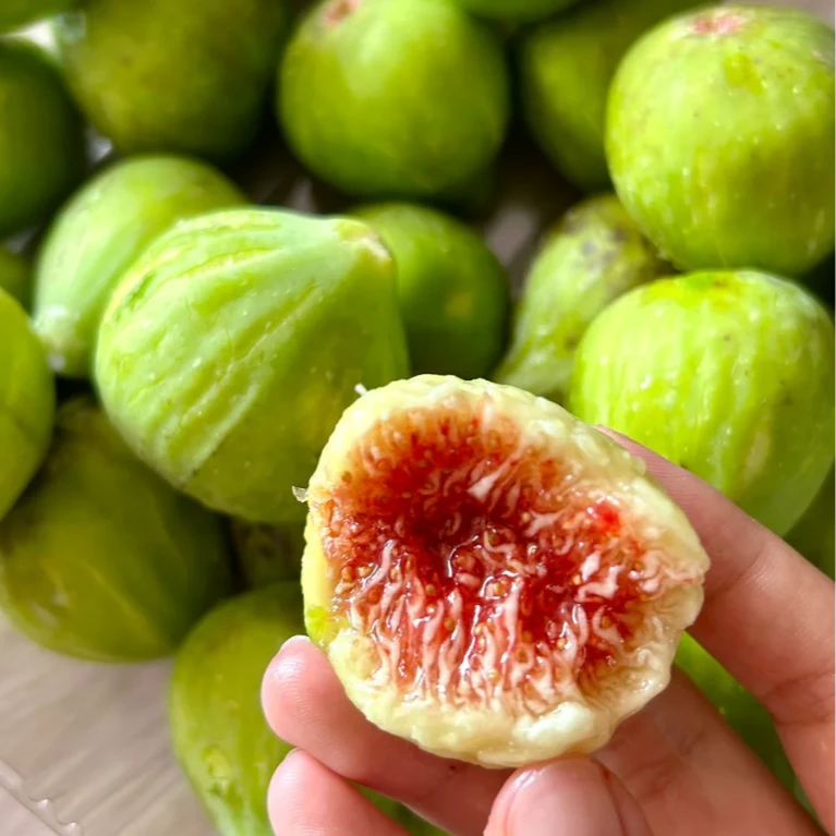 十一 只发北京和周边保流蜜 威海青皮无花果4.0斤/箱顺丰包邮