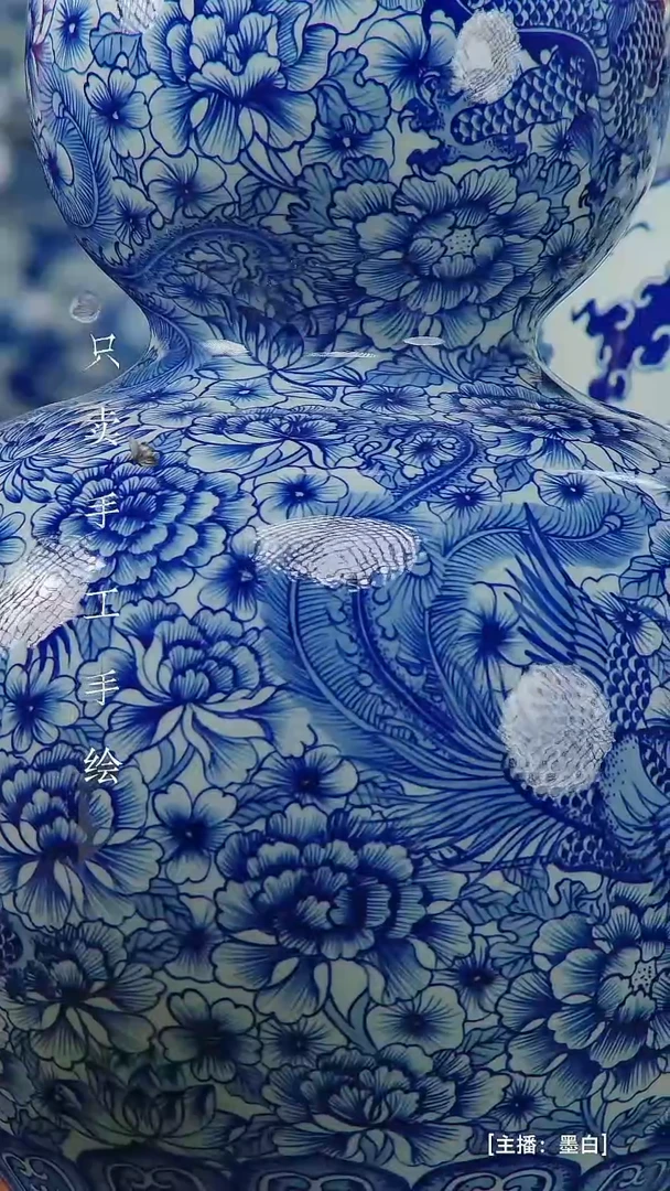 瓷片红****卡景德镇手工手绘陶瓷