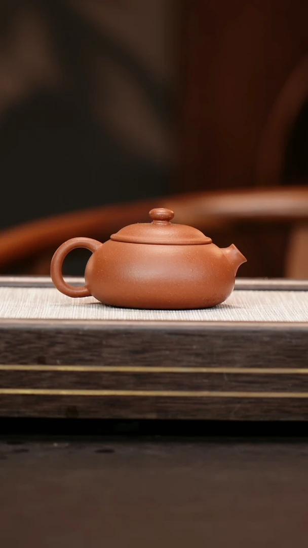 茶壶紫砂原矿紫泥  憨瓢