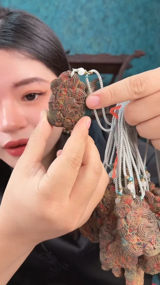 珠串敦煌香方梅花凤九香牌