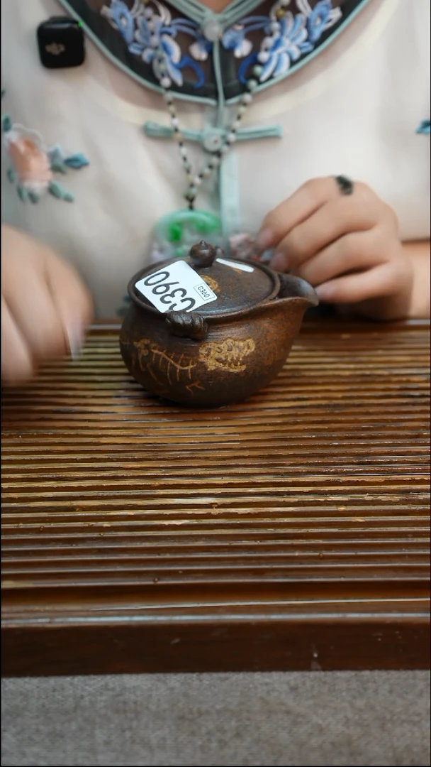 万古烧粗陶手工茶具