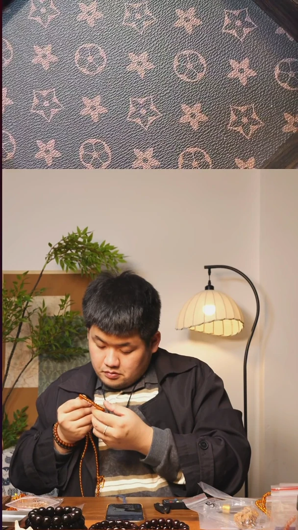 手串金珀未镶嵌单圈大金珀手串