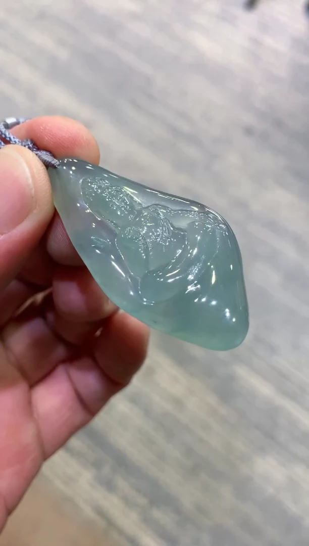 颈饰未镶嵌翡翠天然A货翡翠