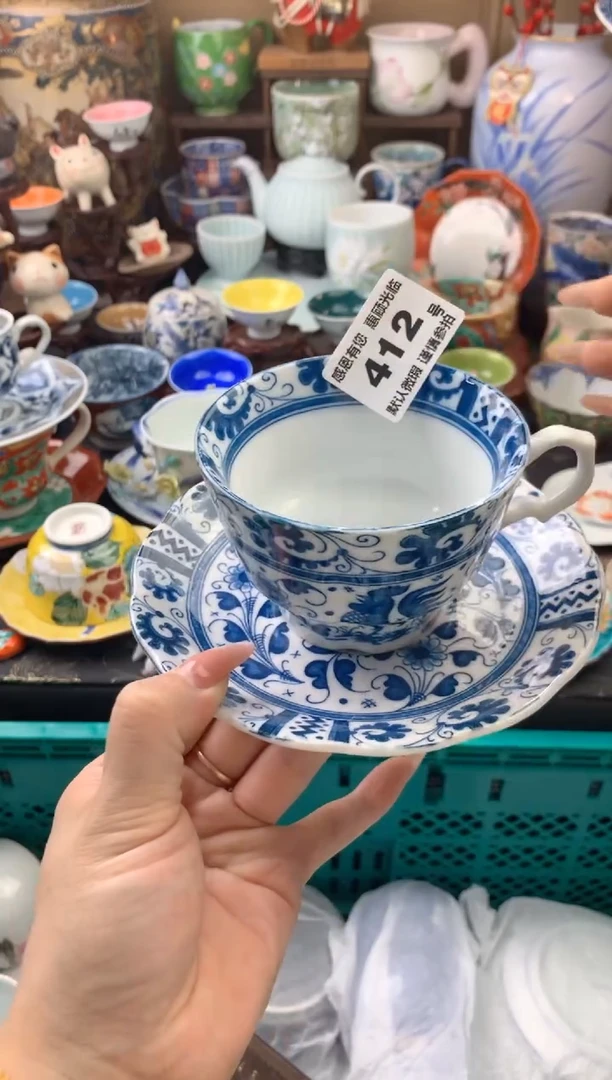 瓷片亲****，412号九姑娘工艺品瓷器