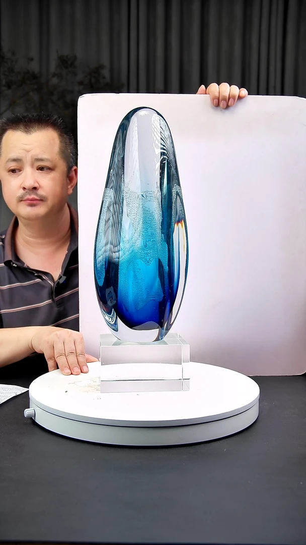 玻璃三**语手工琉璃摆件