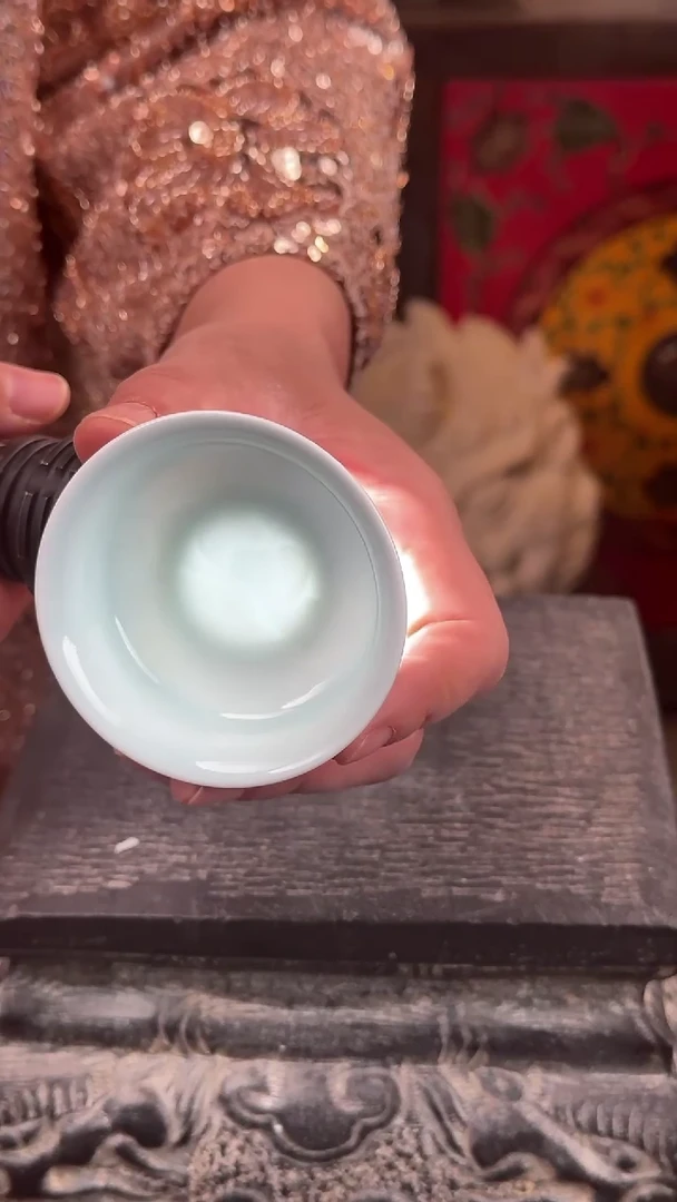 【闪购商品】摆件手工青瓷小杯陶瓷