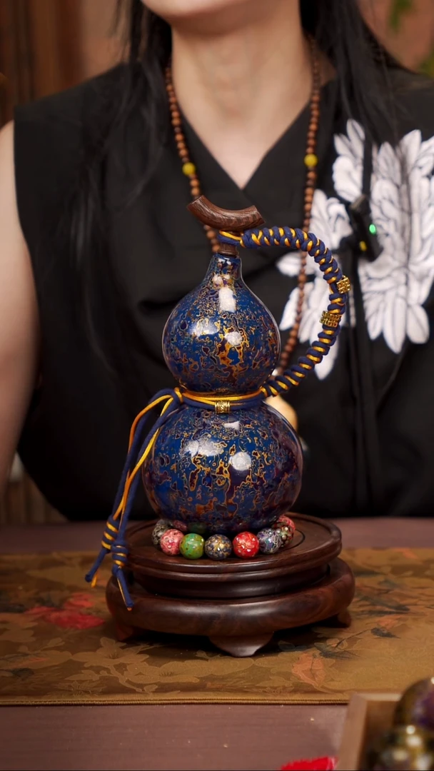 143易林高端工艺大漆酒葫芦--428