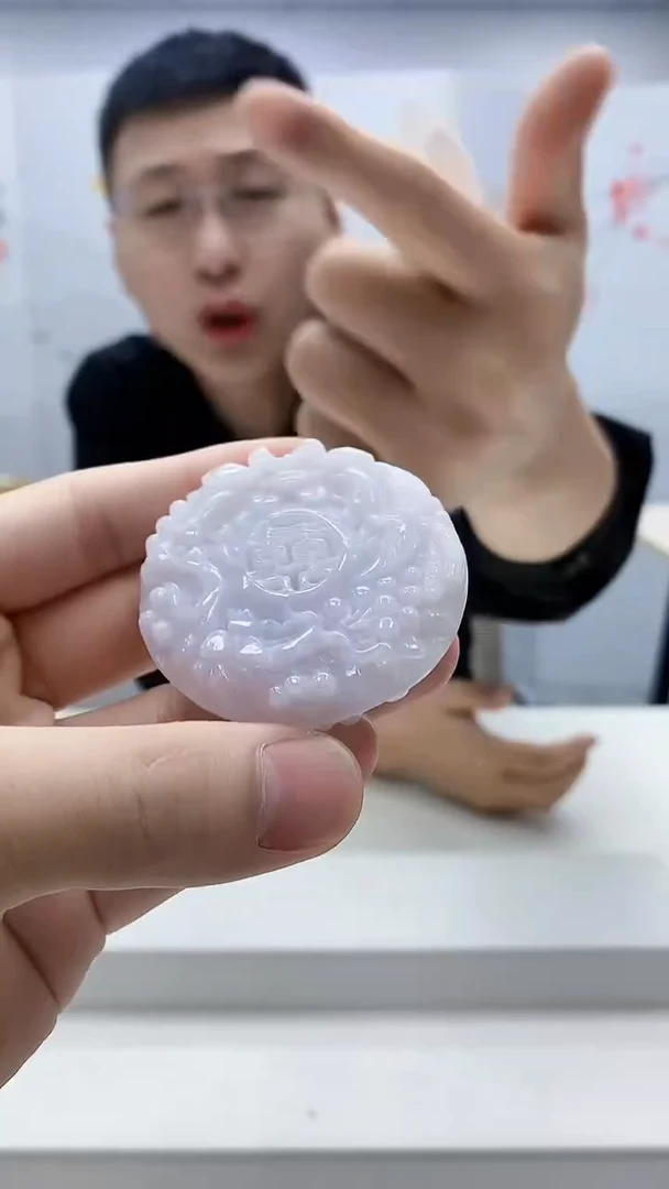 翡翠未镶嵌颈饰5158bb-jj挂件2