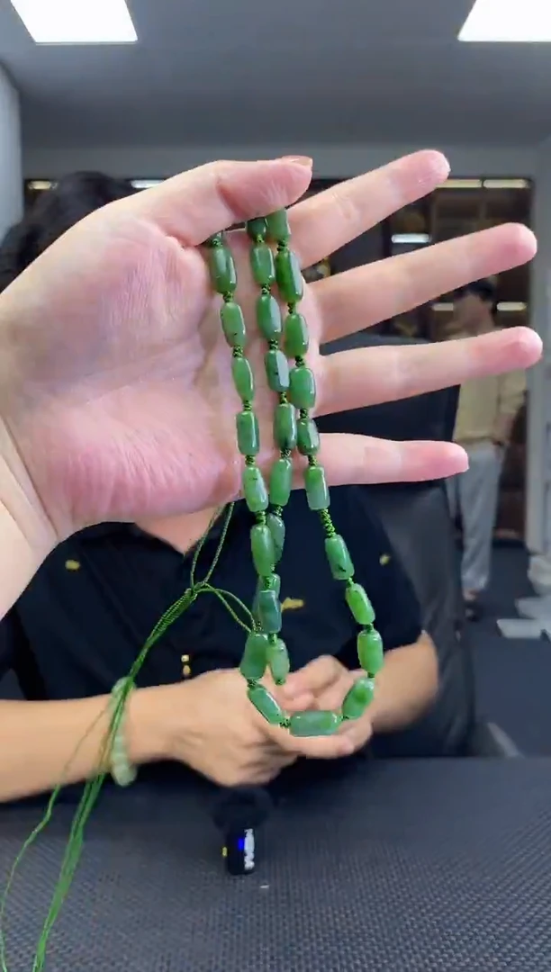 颈饰未镶嵌和田玉随型链子清货2