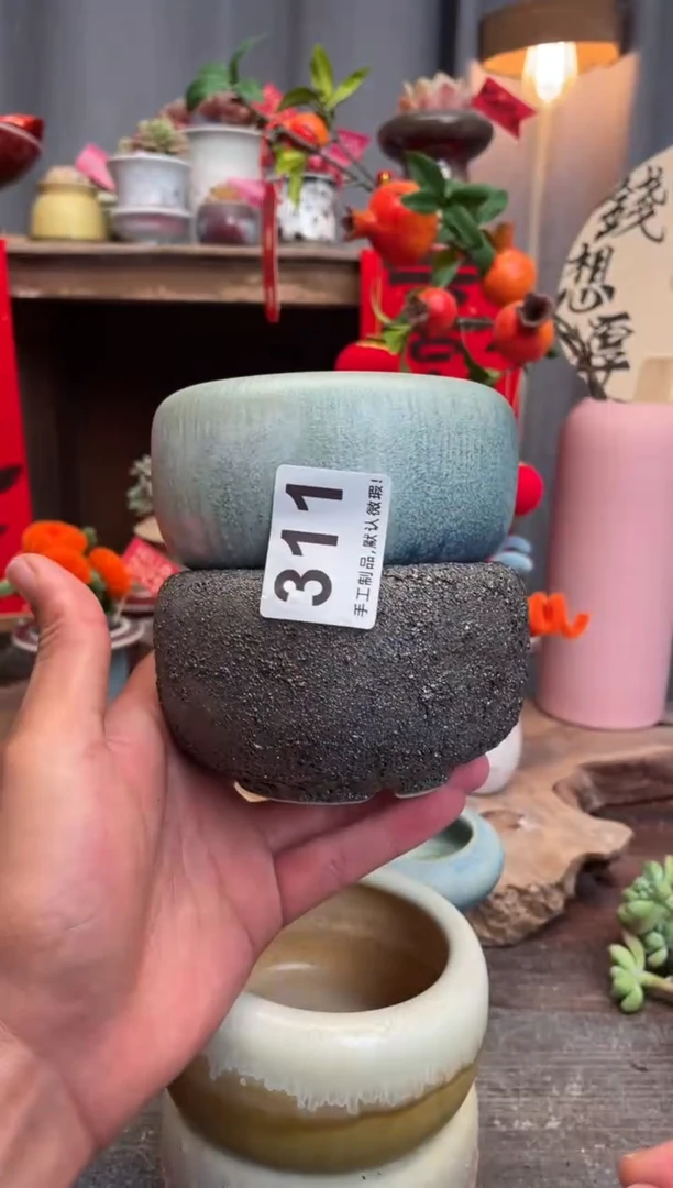 【闪购商品】摆件311小芳手工花盆