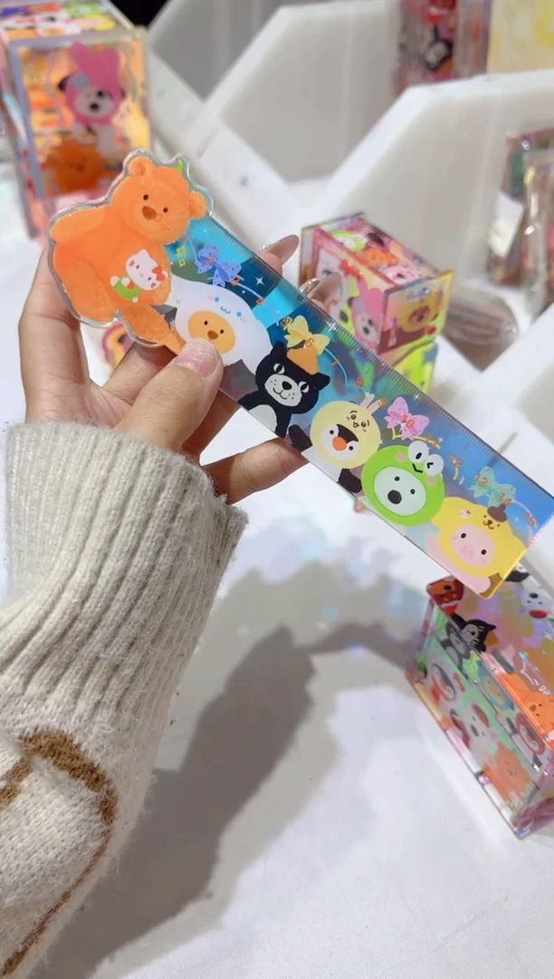 【6号】全新彩虹JC系列直尺小熊款