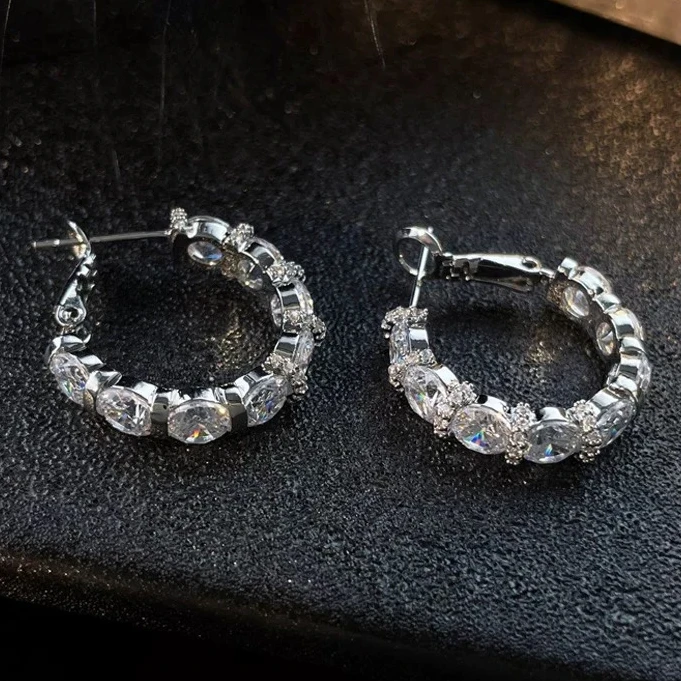 【南非库里南】NFKLN 高端奢华定制 白色圆环耳扣 488