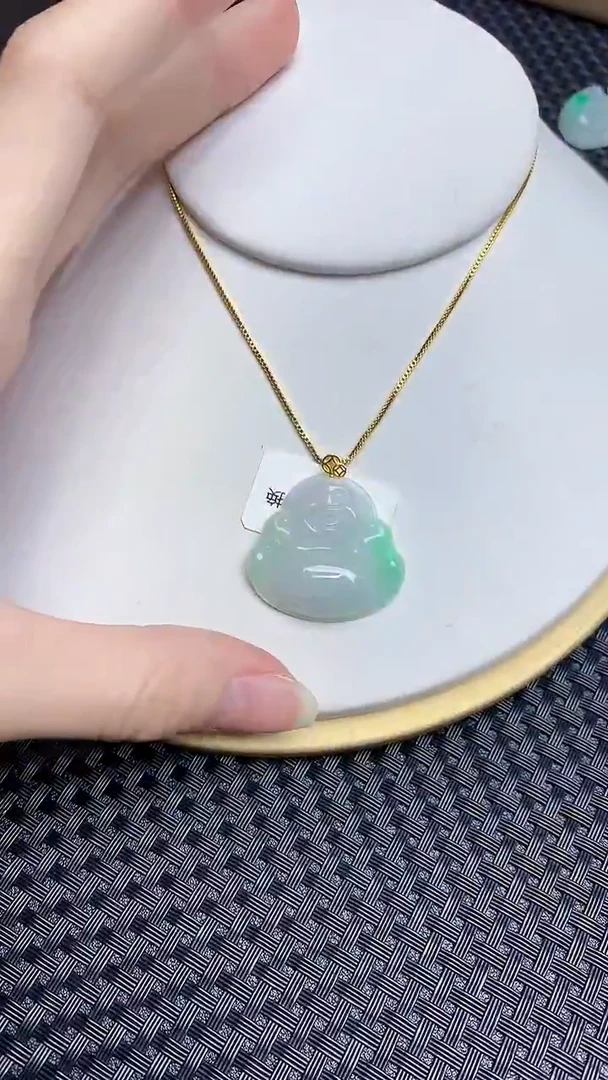 【闪购商品】翡翠颈饰18K金镶嵌535333151