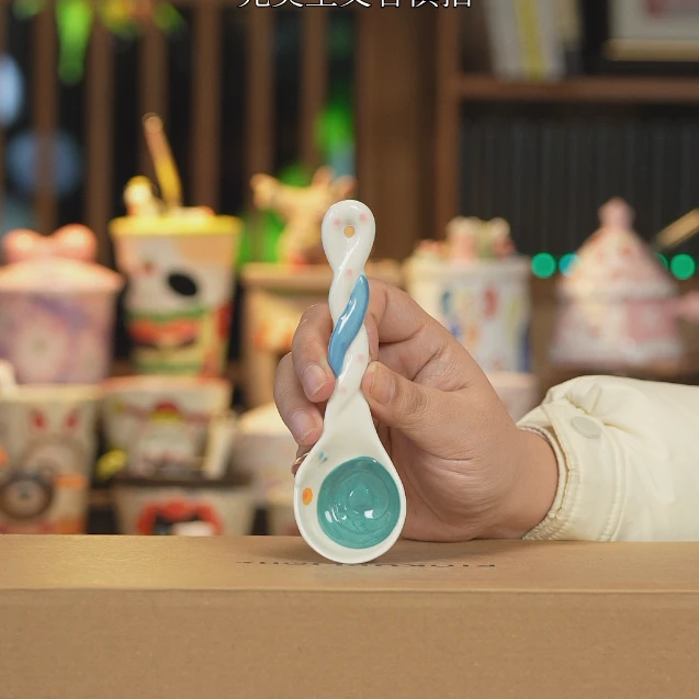 F070手工创意陶瓷勺子