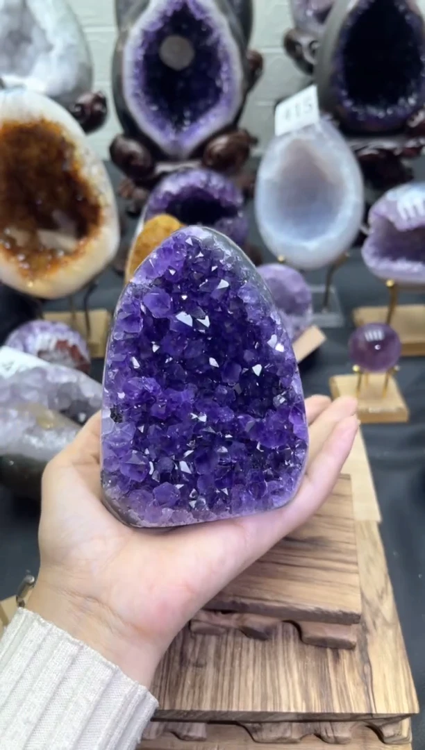 未镶嵌大型摆件（非配饰）紫晶426号摆件