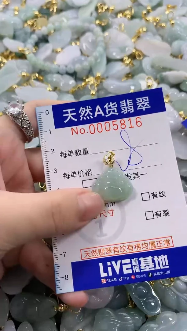 颈饰未镶嵌翡翠天然A货翡翠