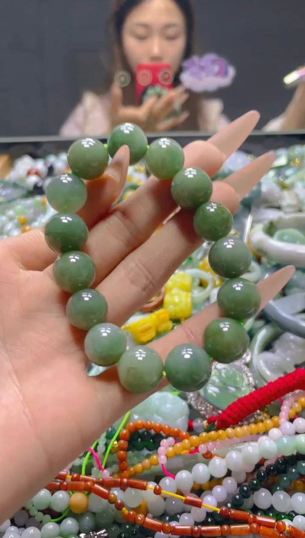 颈饰未镶嵌翡翠13MM