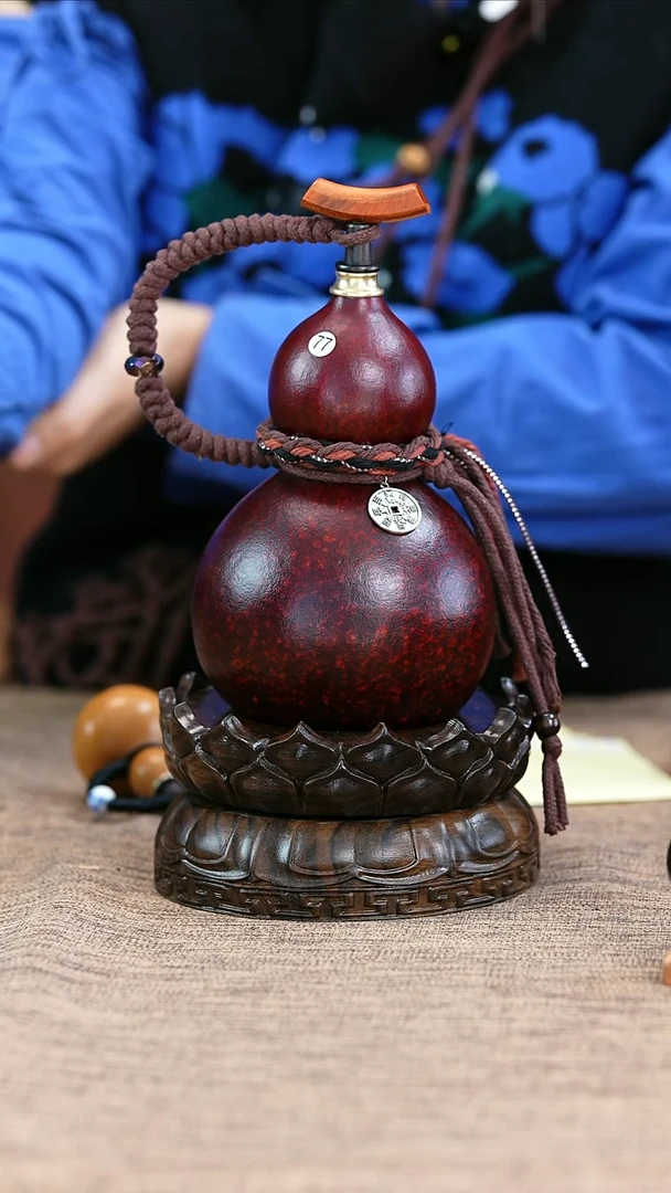 【闪购商品】77—光岳葫天然大漆酒葫芦不含莲花底座