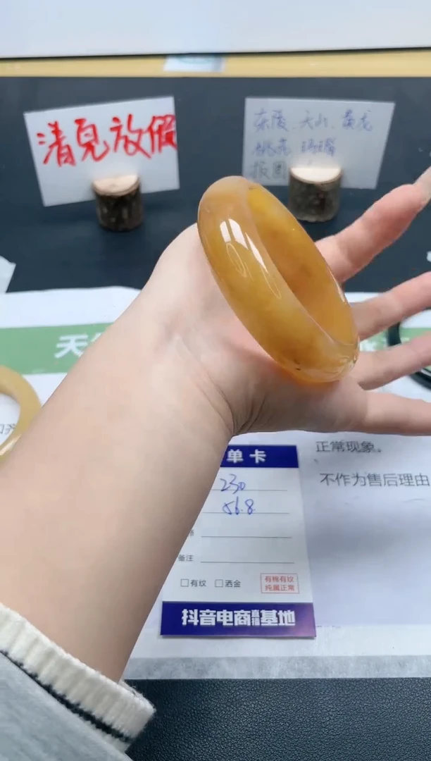 【闪购商品】石英质玉手镯未镶嵌230/56.8