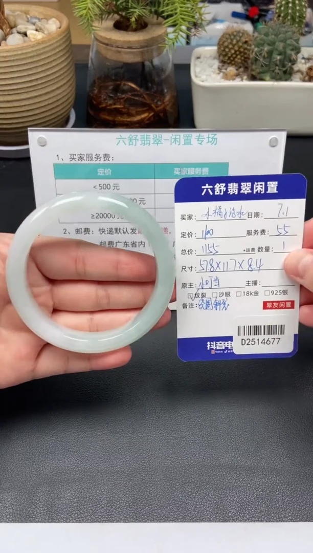 翡翠手镯未镶嵌小****?D2514677