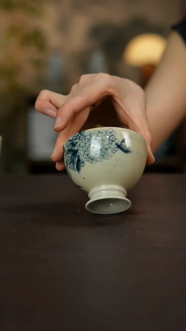 杯景德镇陶瓷杯碗柴烧多人