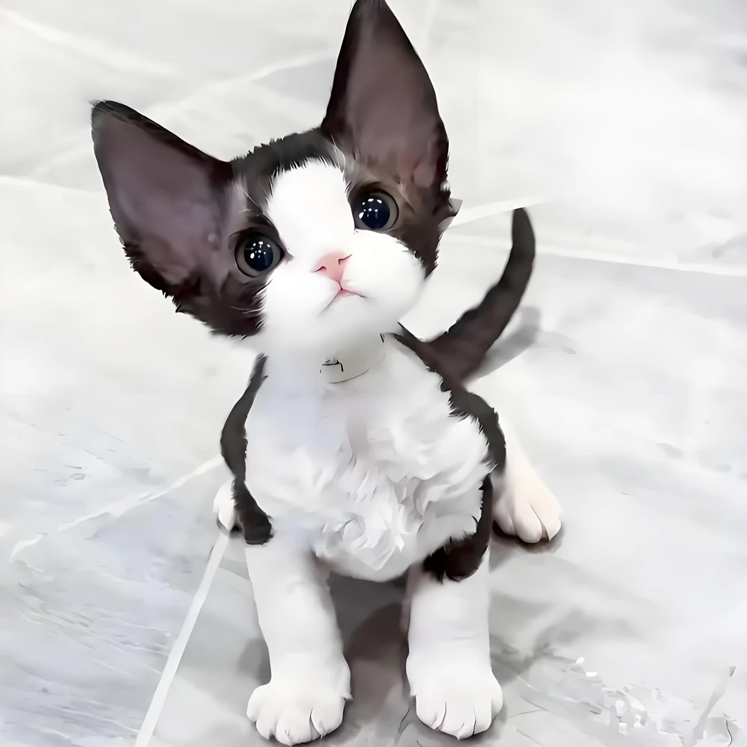 【汪喵德文毛】品种猫猫性格好德文毛