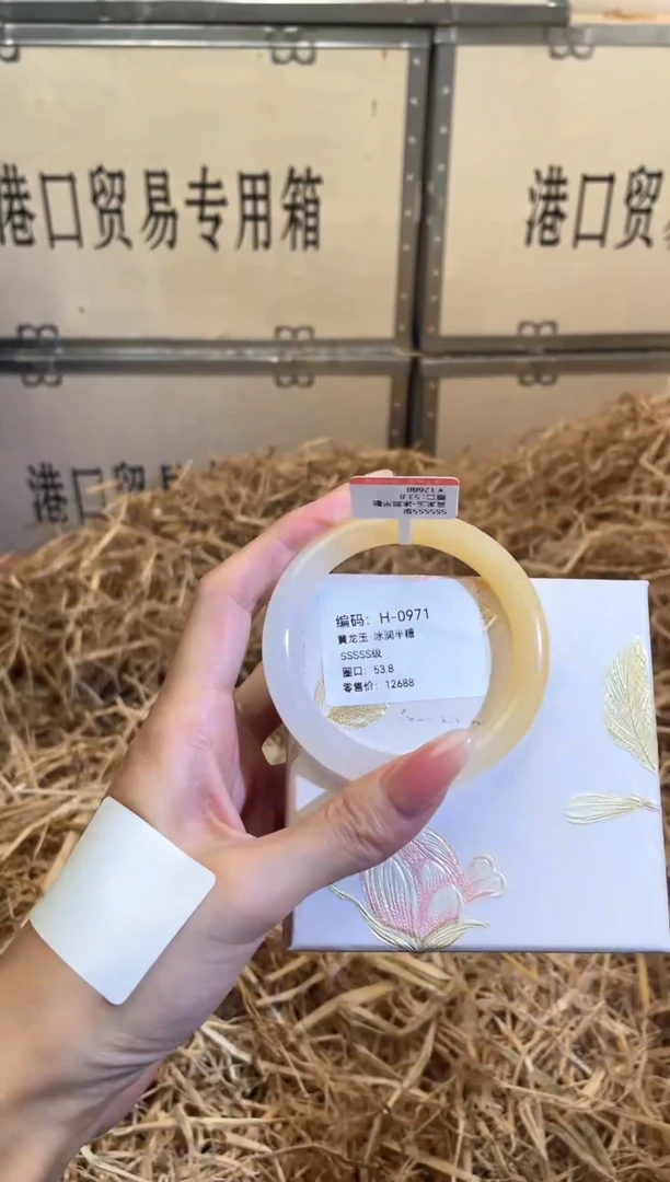 未镶嵌手镯石英质玉H0971