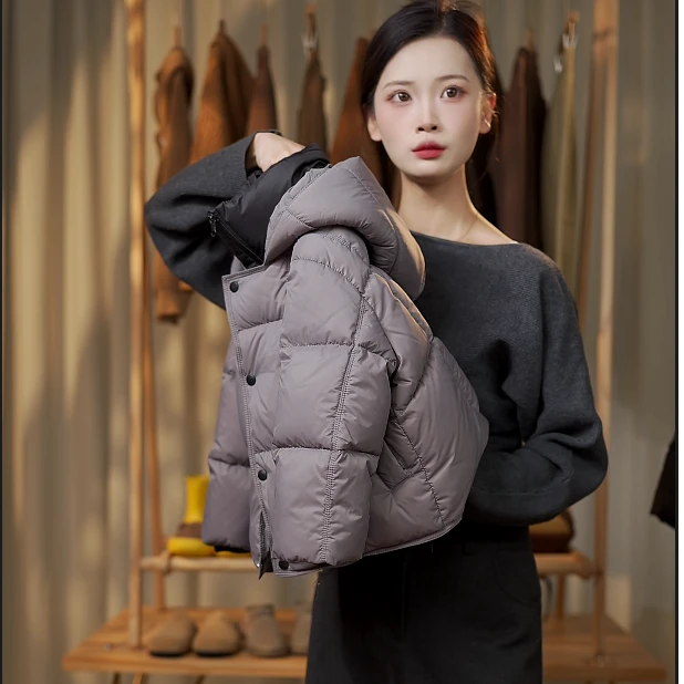【小花生】现货 冬装儿童韩版极寒系列双倍充绒白鸭绒羽绒服