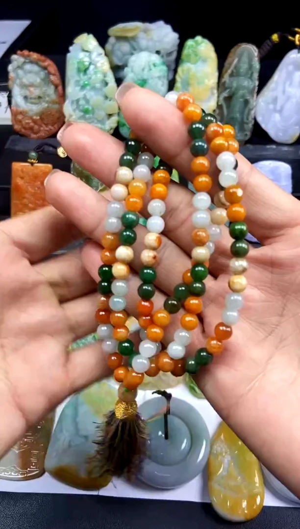 【闪购商品】翡翠颈饰未镶嵌翡翠A货