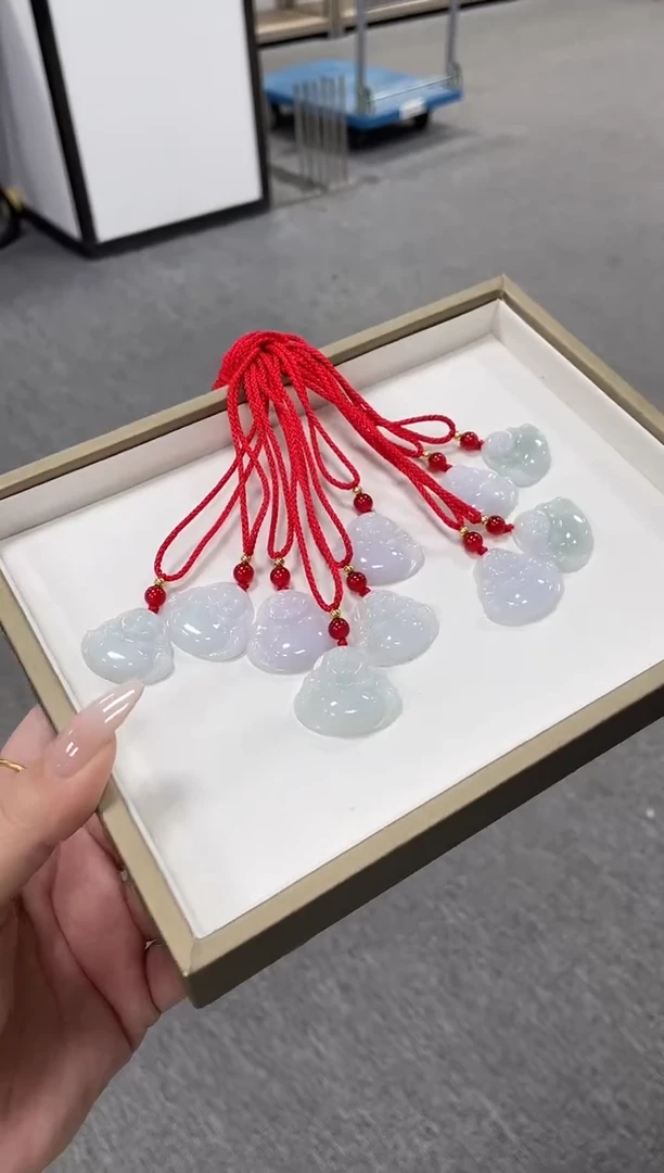 颈饰未镶嵌翡翠25102706A佛公多样性发1件