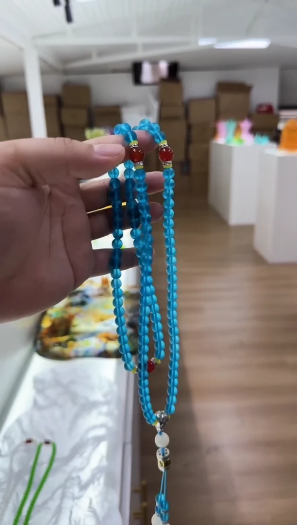 手工艺品琉璃古法琉璃108颗手串