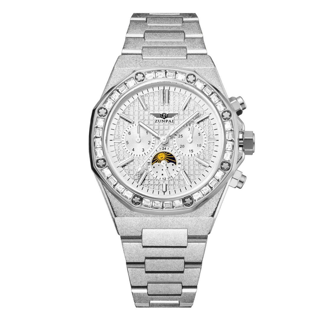 顶奢【皇家橡树】系列男士奢华款机械腕表 米