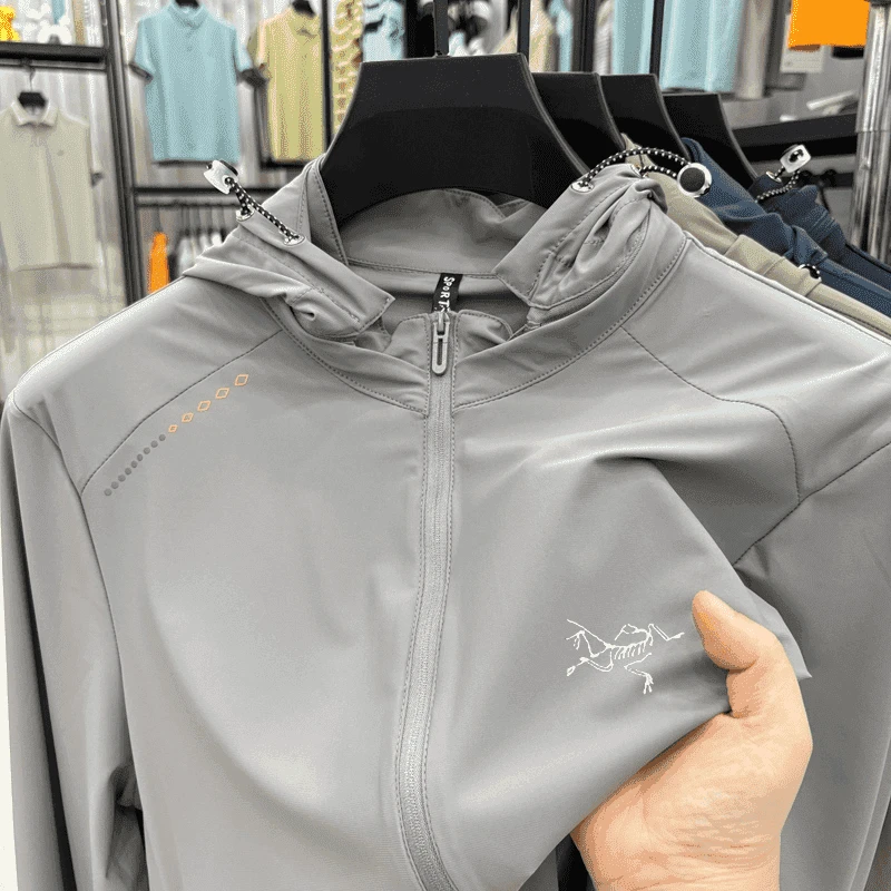 【海外撤柜】夏季新款防晒衣男士户外运动钓鱼防晒衣外套速干透气