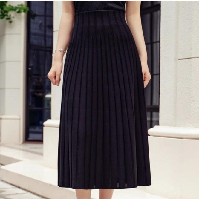 25s高端针织A字高腰半身裙bq001（JAA930IAH）【289】