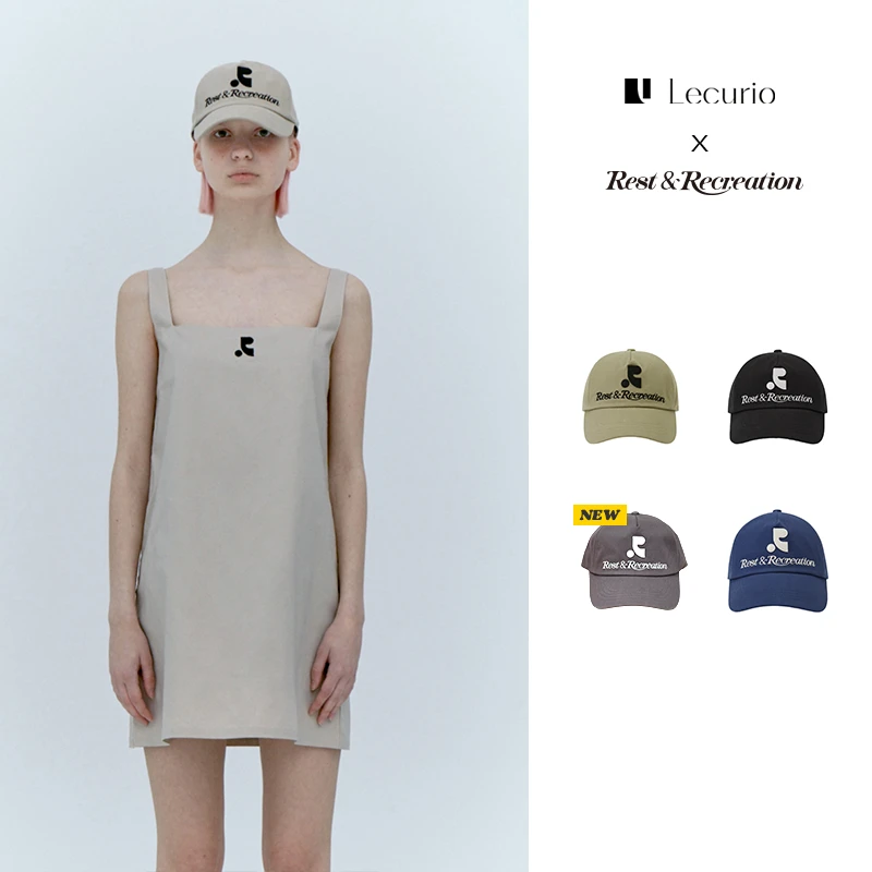Lecurio｜Rest&Recreation正品授权 逗号字母棒球帽百搭休闲定制