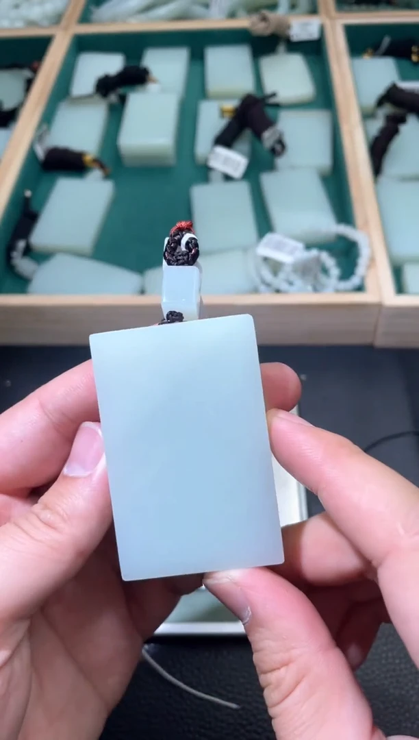 未镶嵌和田玉挂件无事牌46