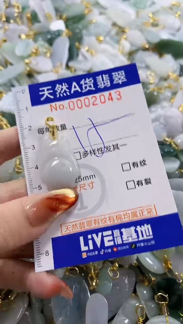 颈饰未镶嵌翡翠天然A货翡翠