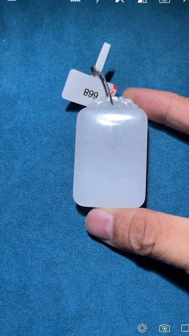 【闪购商品】和田玉BH668未镶嵌无事牌吊坠