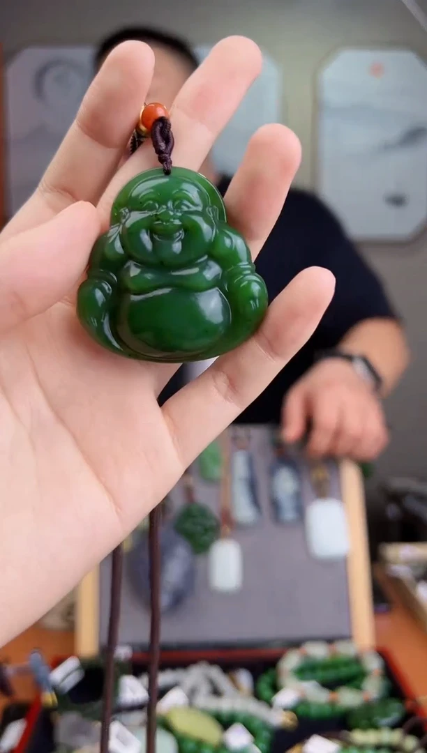 颈饰未镶嵌和田玉一物一证 拍一单发一个