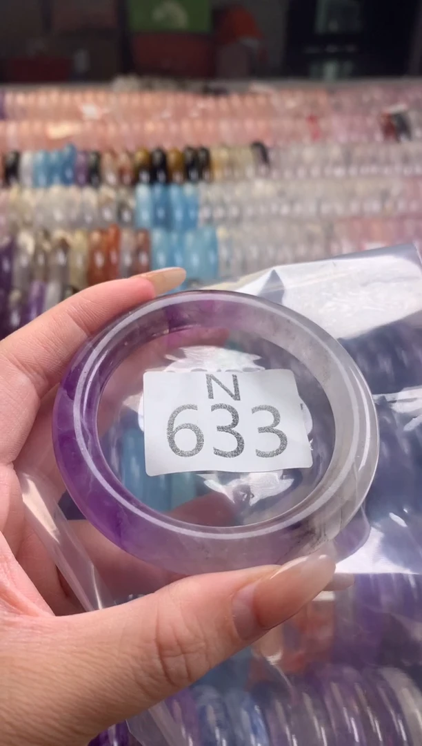 水晶珠宝半成品未镶嵌水晶手镯633-56
