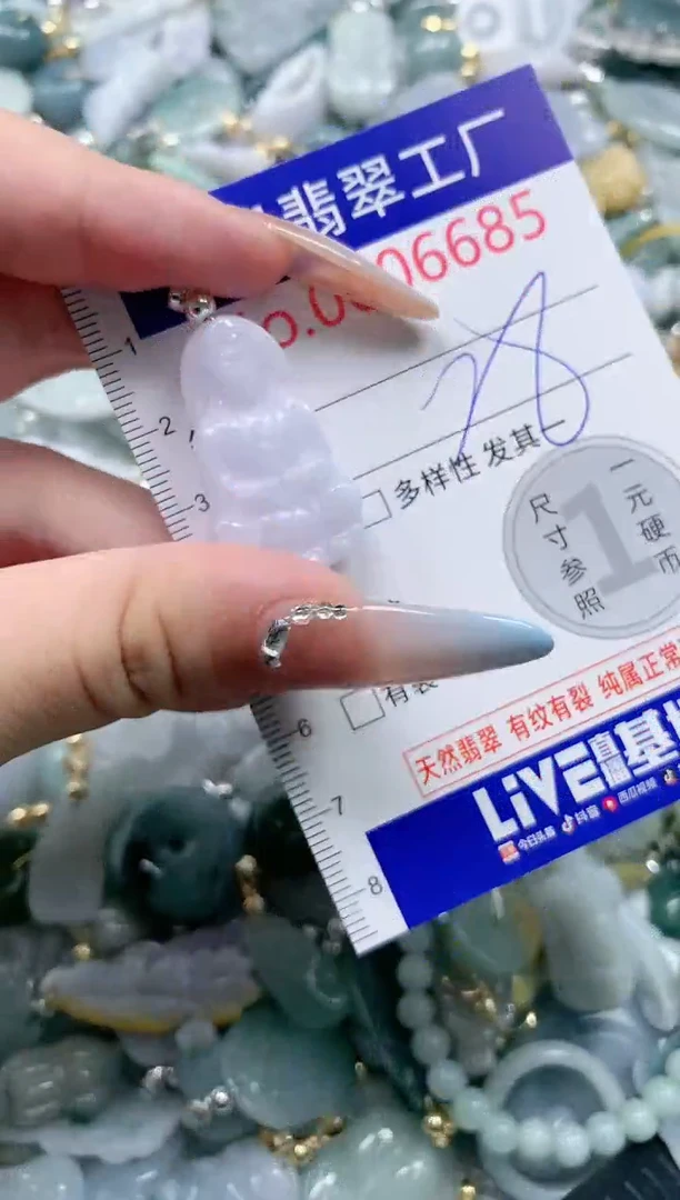 翡翠未镶嵌吊坠(不含链)6685
