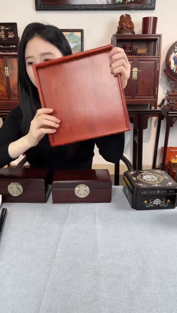 【闪购商品】紫檀木类成套家具文盘