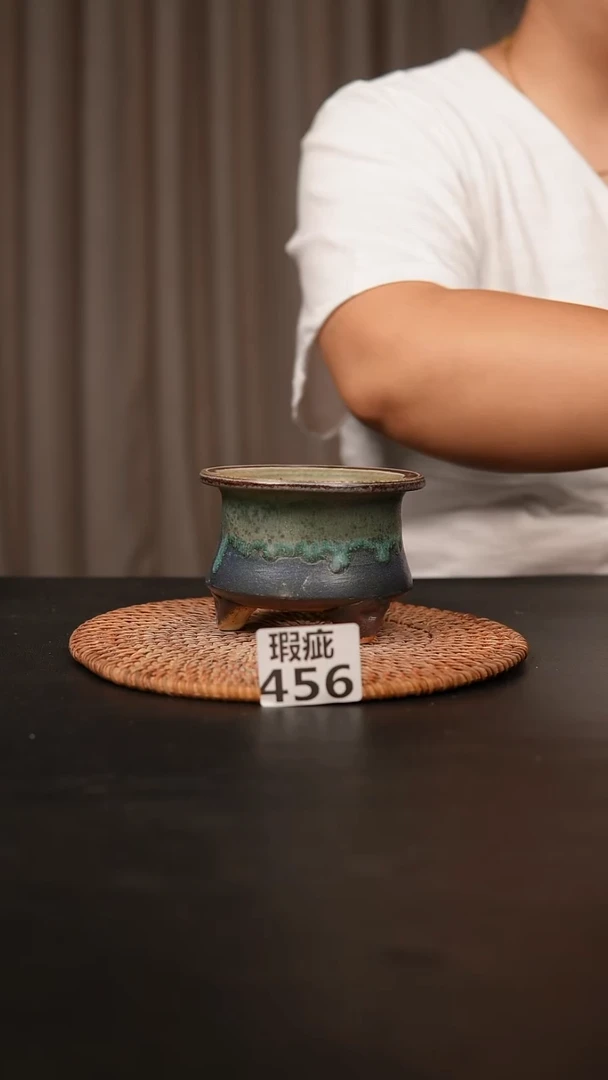 瓷片456瑕疵款，口约 7 高约7