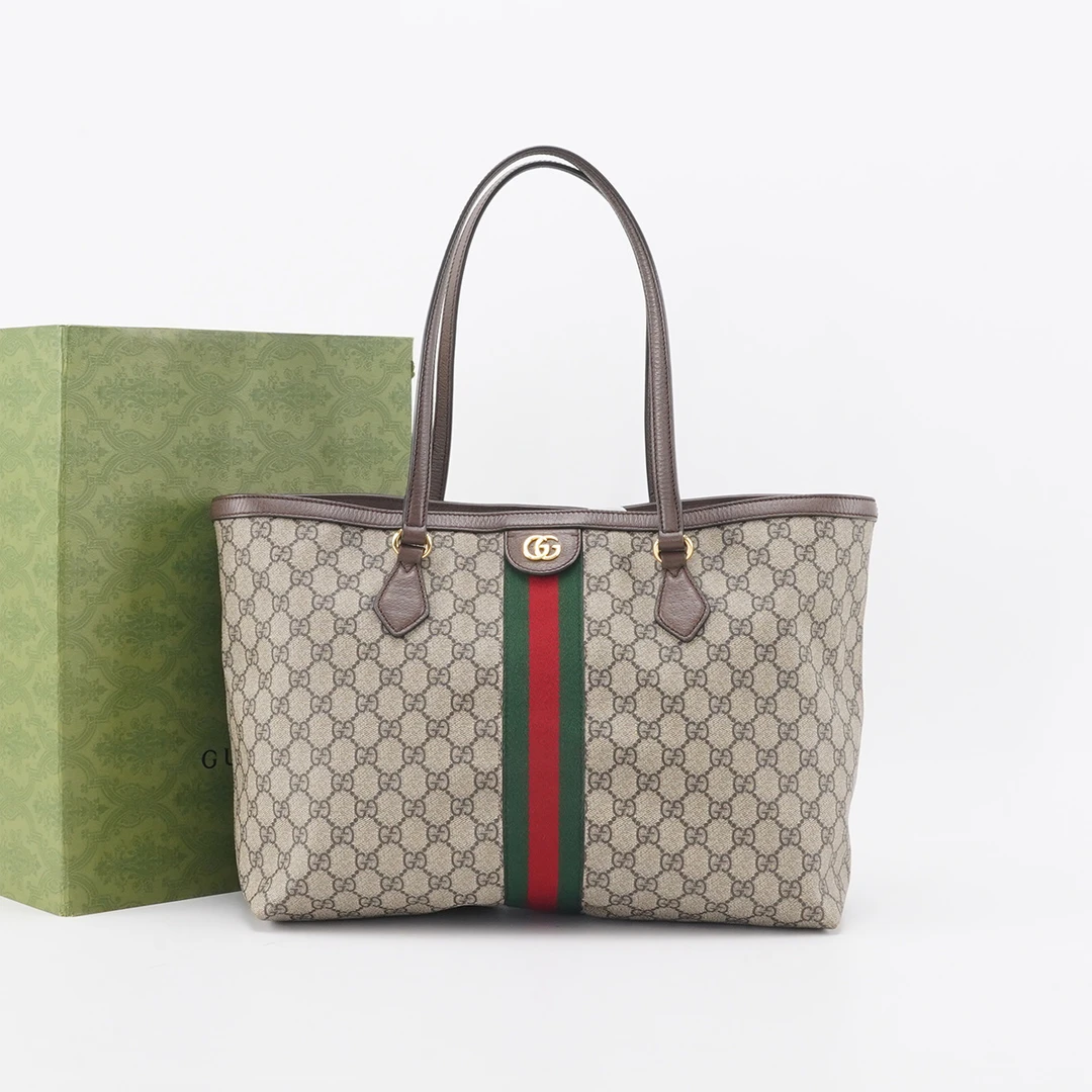 99新 GUCCI/古驰 【总仓】ophidia托特包中号/BGH004250002/98新