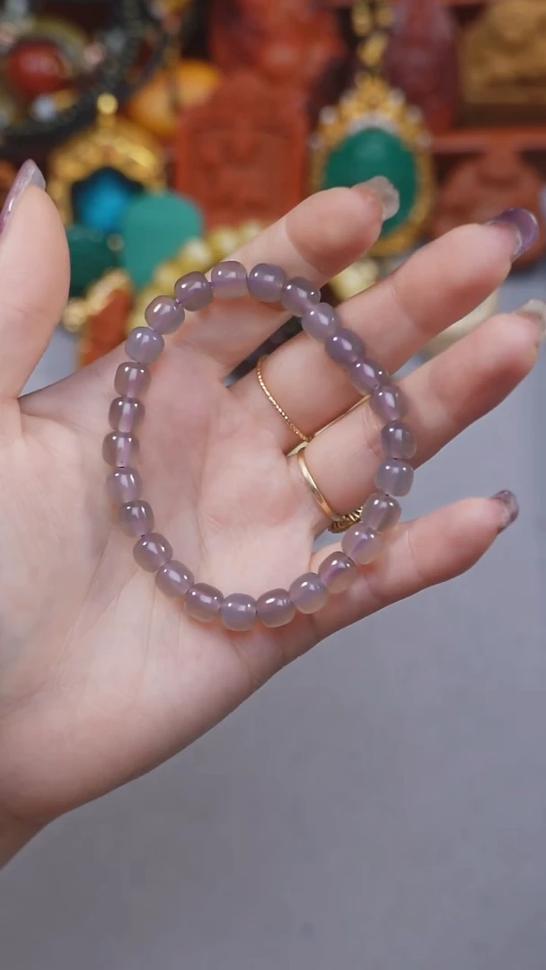 玛瑙/玉髓手串未镶嵌25080104-1