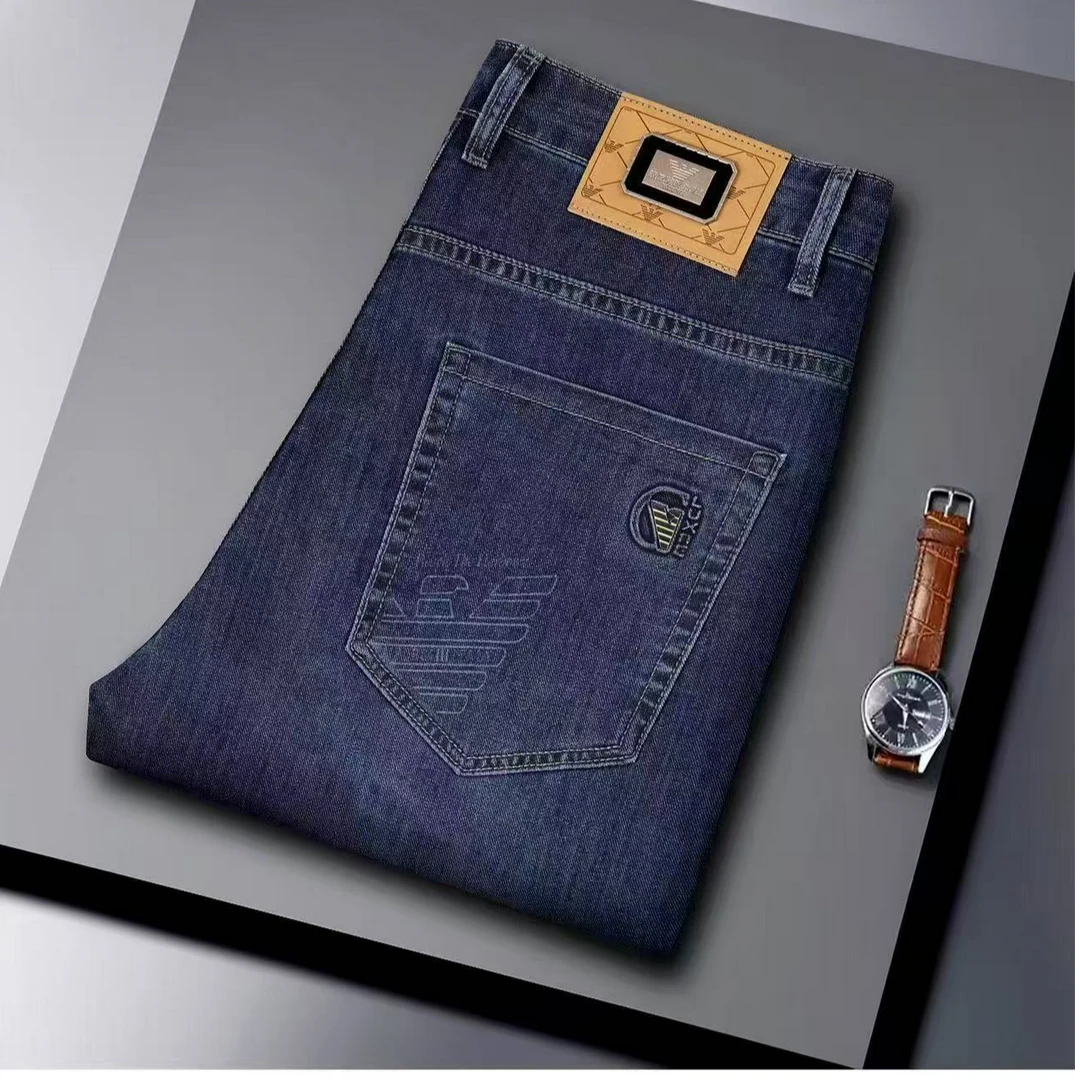 【轻薄透气】夏季薄款裤子牛仔裤男潮流直筒宽松裤子牛仔裤新款男款