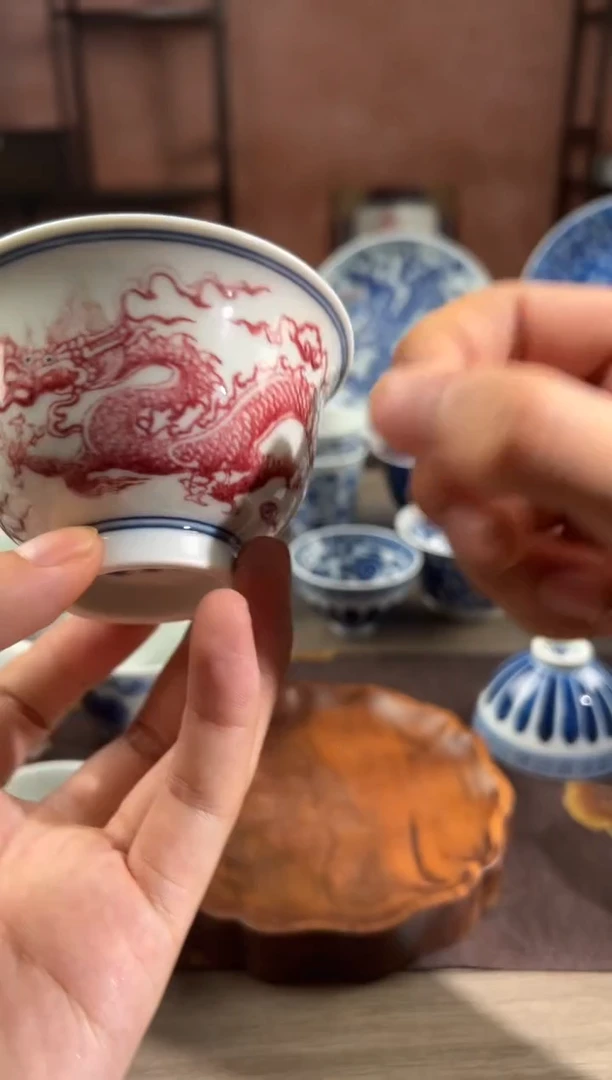 杯子5795天禄言瓷手工手绘茶器