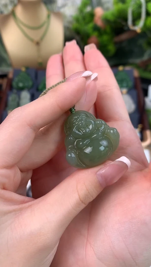 颈饰未镶嵌和田玉吊坠30mm