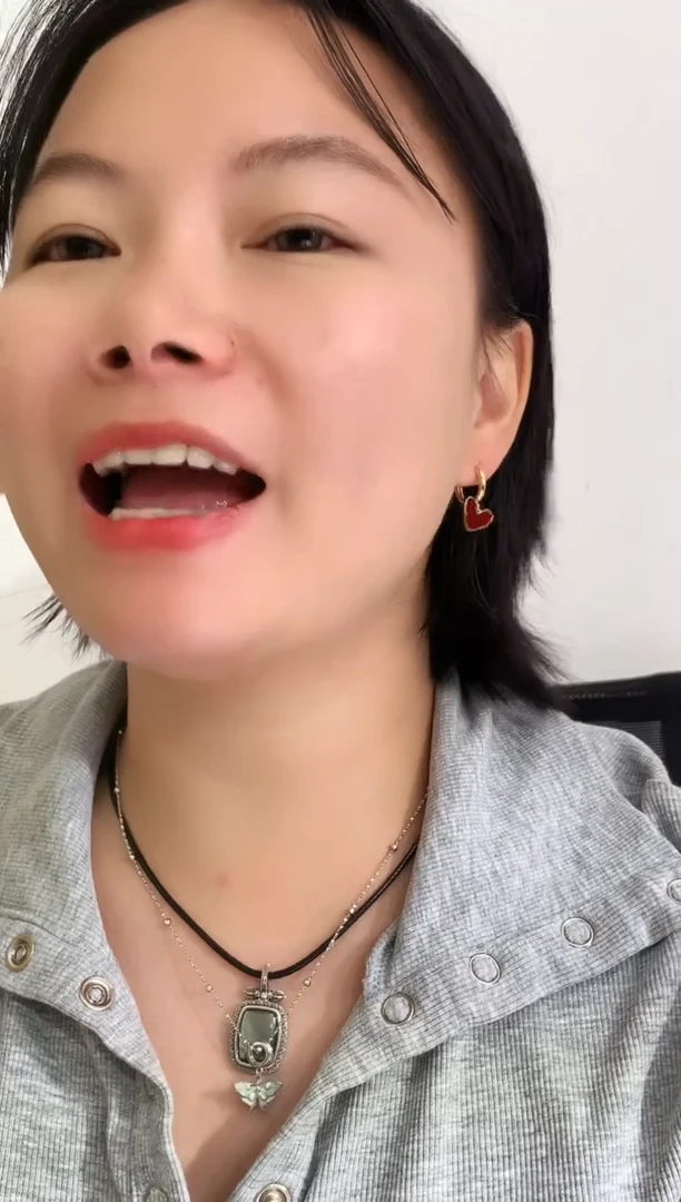 非金属无925银爱心耳环 高级感